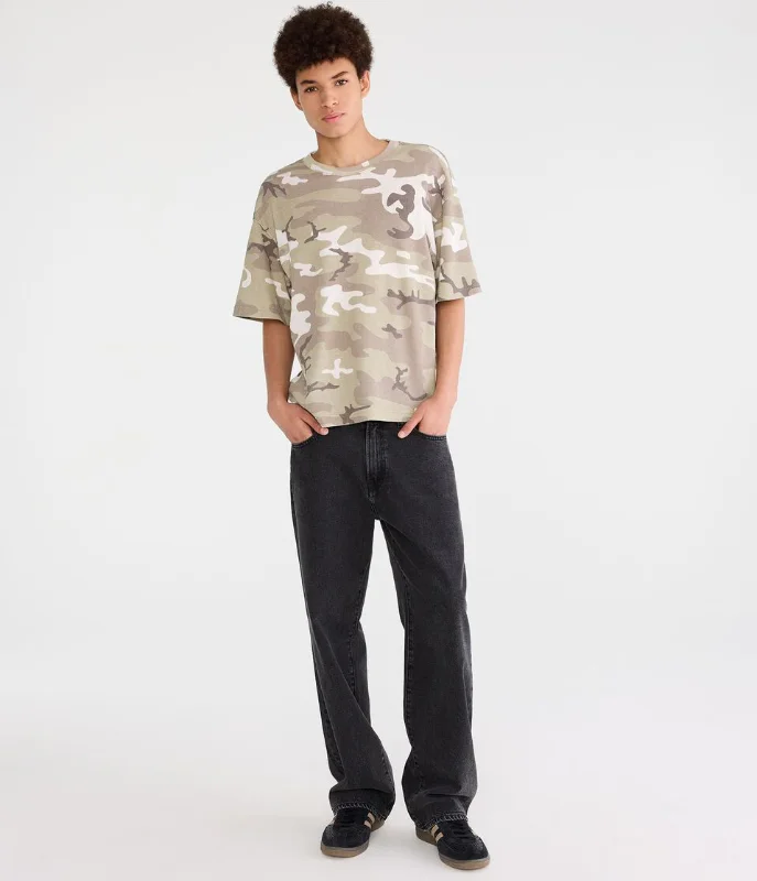 شلوار جین بگ برند ایروپاستال _ Aeropostale Baggy clean Black